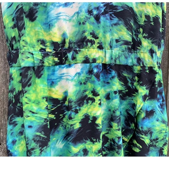 Under.Ligne by Doori Silk Tank Dress in Green Size 0 / XS - Picture 4 of 7